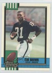 Tim Brown Football Cards 1990 Topps Tiffany Prices