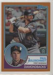 Paul Goldschmidt [Orange] #83T-19 Baseball Cards 2018 Topps Chrome 1983 Prices