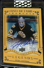 Gerry Cheevers #HFS-GC Hockey Cards 2020 Upper Deck Clear Cut Hall of Fame Showcase Autographs Prices