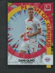 Dani Olmo [Gold] #FG-DO Soccer Cards 2022 Topps Chrome Bundesliga Flash of Genius Prices