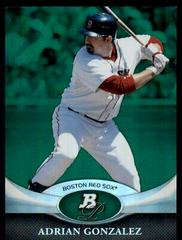 Adrian Gonzalez #31 Baseball Cards 2011 Bowman Platinum Prices