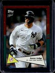 Aaron Judge [Red Green] Baseball Cards 2022 Topps X Naturel 1952 Prices