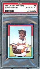 Eddie Murray #6 Baseball Cards 1982 Topps Stickers Prices