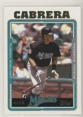 Miguel Cabrera #240 Baseball Cards 2005 Topps Prices