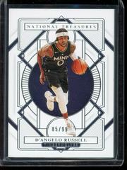 D'Angelo Russell Basketball Cards 2020 Panini National Treasures Prices