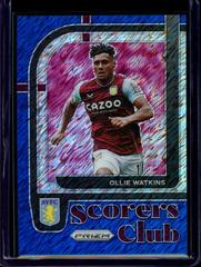 Ollie Watkins [Blue Shimmer] Soccer Cards 2022 Panini Prizm Premier League Scorers Club Prices