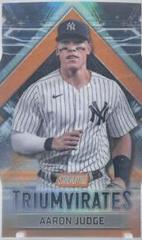 Aaron Judge [Orange] #T-5 Baseball Cards 2023 Stadium Club Triumvirates Prices