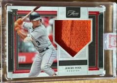 Jeremy Pena Baseball Cards 2022 Panini Three and Two Rookie Jerseys Prices