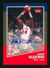 Hakeem Olajuwon Autograph Basketball Cards 2013 Fleer Retro Prices