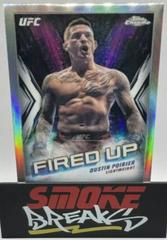 Dustin Poirier [Refractor] #FDP-21 Ufc Cards 2024 Topps Chrome UFC Fired Up Prices