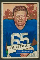 John Wozniak Football Cards 1952 Bowman Small Prices