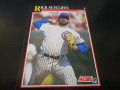 Rick Sutcliffe Baseball Cards 1991 Score Prices