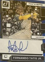 Fernando Tatis Jr. [Blue] #MO-FT Baseball Cards 2022 Panini Donruss Monikers Autographs Prices