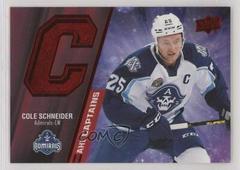 Cole Schneider [Red] Hockey Cards 2021 Upper Deck AHL Captains Prices