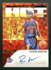 Richard Hamilton [Hyper Gold] #HS-HAM Basketball Cards 2023 Panini Hoops Hot Signature Prices