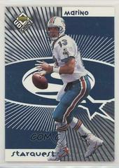 Dan Marino [Blue] #13 Football Cards 1998 Upper Deck UD Choice Starquest Prices