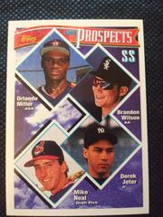 SS Prospects [Miller, Wilson, Jeter, Neal] #158 Baseball Cards 1994 Topps Prices