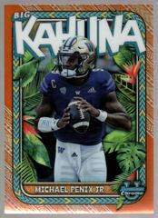 Michael Penix Jr. [Orange] #TBK-11 Football Cards 2023 Bowman Chrome University The Big Kahuna Prices