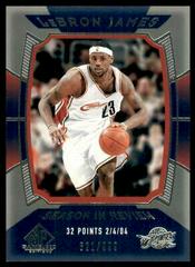 LeBron James #153 Basketball Cards 2004 SP Game Used Prices