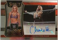 Charlotte Flair [Red Wave Prizm] Wrestling Cards 2022 Panini Select WWE Ringside Action Signatures Prices