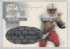 Eric Crouch [Silver] Football Cards 2002 Sage Autographs Prices