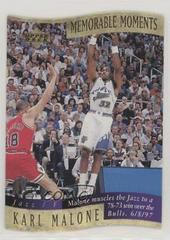 Karl Malone #7 Basketball Cards 1997 Collector's Choice Memorable Moments Prices