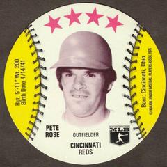 Pete Rose Baseball Cards 1976 Isaly's Sweet William Disc Prices