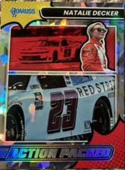Natalie Decker [Cracked Ice] #3 Racing Cards 2022 Panini Donruss Nascar Action Packed Prices