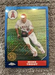 Mike Trout [Blue] Baseball Cards 2022 Topps Silver Pack 1987 Chrome Series 2 Prices