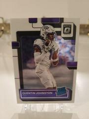 Quentin Johnston #10 Football Cards 2023 Panini Chronicles Draft Picks Donruss Optic Rated Rookie Prices