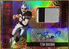 Tim Brown #IJ-TB Football Cards 2021 Panini Illusions Immortalized Jersey Autographs Prices