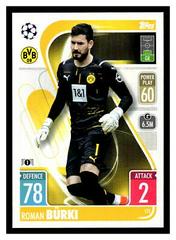 Roman Burki Soccer Cards 2021 Topps Match Attax Champions & Europa League Prices