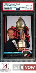 Mark Messier [Takes Hart] Hockey Cards 1991 Stadium Club Members Only Prices