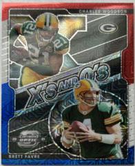 Brett Favre, Charles Woodson [Red White Blue] #XO-27 Football Cards 2021 Panini Contenders Optic Xs and Os Prices