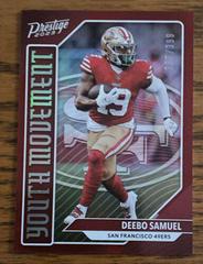 Deebo Samuel [Red] #YM-12 Football Cards 2023 Panini Prestige Youth Movement Prices
