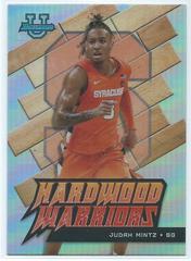 Judah Mintz #HW-23 Basketball Cards 2022 Bowman University Best Hardwood Warriors Prices