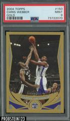 chris webber #150 Basketball Cards 2004 Topps Prices