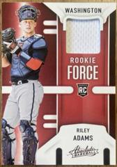 Riley Adams #RF-RA Baseball Cards 2022 Panini Absolute Rookie Force Prices