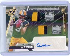 Christian Watson [Patch Autograph Gold] Football Cards 2022 Panini Zenith Prices