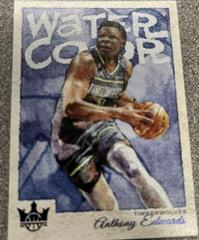 Anthony Edwards [Sapphire] #11 Basketball Cards 2022 Panini Court Kings Water Color Prices