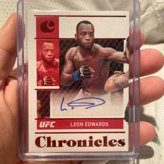 Leon Edwards [Red] Ufc Cards 2022 Panini Chronicles UFC Signatures Prices