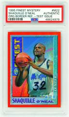 Shaquille O'Neal [Orange Border Refractor Test Issue] Basketball Cards 1995 Finest Mystery Prices
