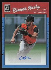 Connor Norby [Carolina Blue] #1990-CN Baseball Cards 2023 Panini Donruss Optic Retro 1990 Signatures Prices