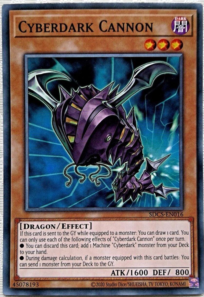 Cyberdark Cannon SDCS-EN016 YuGiOh Structure Deck: Cyber Strike