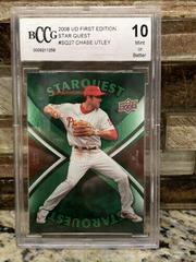 Chase Utley Baseball Cards 2008 Upper Deck First Edition Starquest Prices