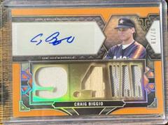 Craig Biggio [Amethyst] #TTAR-BIG2 Baseball Cards 2022 Topps Triple Threads Autograph Relic Prices