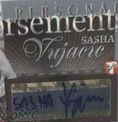 Sasha Vujacic #PE-SV Basketball Cards 2004 Topps Pristine Personal Endorsements Prices