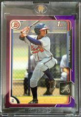 Ozhaino Albies [Purple] #BP71 Baseball Cards 2015 Bowman Prospects Prices