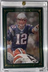 Tom Brady [Framed Green 50] Football Cards 2008 Upper Deck Masterpieces Prices