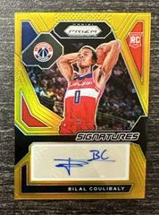 Bilal Coulibaly [Gold Prizm] #1 Basketball Cards 2023 Panini Prizm Rookie Signature Prices